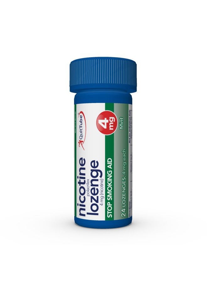 GOODSENSE - Nicotine Polacrilex Lozenge 4 mg (nicotine), Mint Flavor, Stop Smoking Aid; quit smoking with nicotine lozenge, 72 Count - Image 1