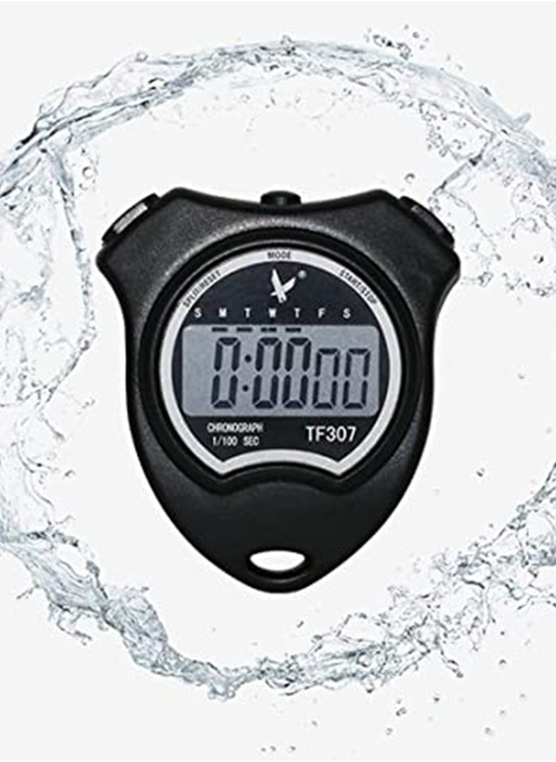 SYOSI - Timer, Professional Digital Sports Stopwatch Timer, Shockproof Stopwatch with Extra Large Number Display, Great for School Community or Personal, Track Field Events and Swim Events - Image 1