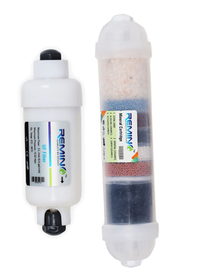 Remino complete Ro purifier filter service kit of 100 GPD membrane water with all accessories (Full Service KIt With 02 Inline) - Image 4