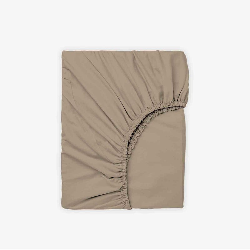 Fitted Sheet Set 100% Egyptian Cotton 180 (Brown)