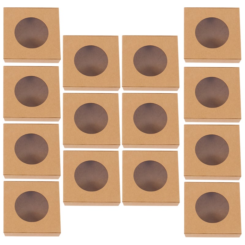 📦 علب كيك قابلة للحمل بكميات كبيرة مع نافذة شفافة للحلويات والمعجنات - Image 1