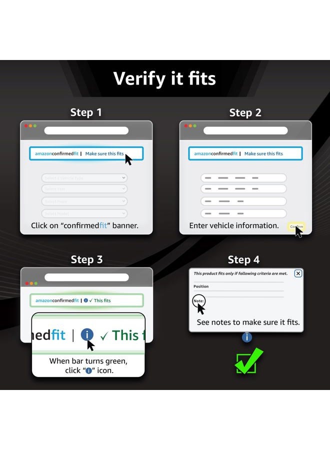 Bendix Premium Copper Free CFC1754 Ceramic Brake Pad (with Installation Hardware Rear) - Image 2