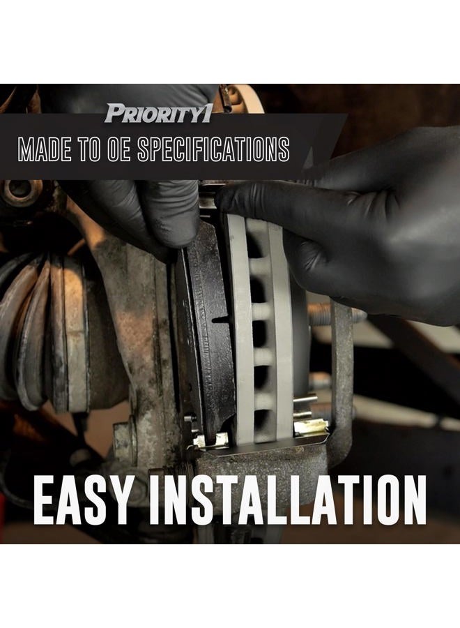 Bendix Premium Copper Free CFC1754 Ceramic Brake Pad (with Installation Hardware Rear) - Image 5