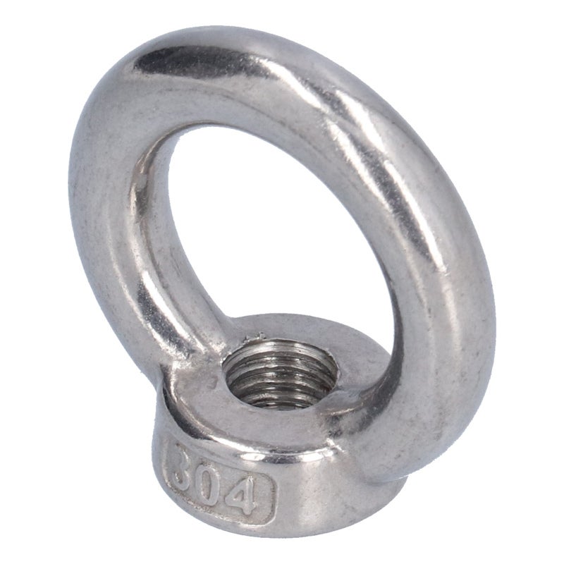 Stainless Steel Lifting Eye Nut High Strength Wear Resistant Precise Thread - Durable Corrosion Resistant Polished Exterior Lifting Eye Nut for Engineering Cranes Mining Equipment - Image 5