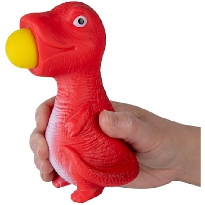 ORB Curiosities Ball Popper Ultra Fantasy 2 Pack - Dinosaur and Unicorn Squeeze & Launch Ball Popper Toys w/ 5 Foam Balls Each - Ball Shooting, Stress Relieving, Squishy Sensory Animal Toys for Kids - Image 4