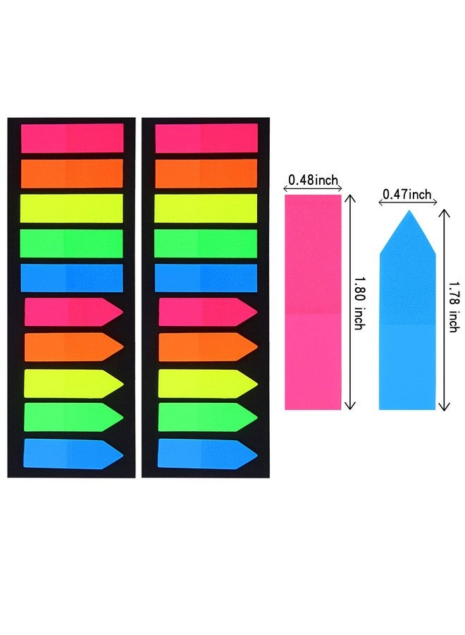 JANYUN 4200 Pieces Sticky Arrow Index Tabs For Note Classification Assorted Colors Small Neon Page Markers For Office - Image 2