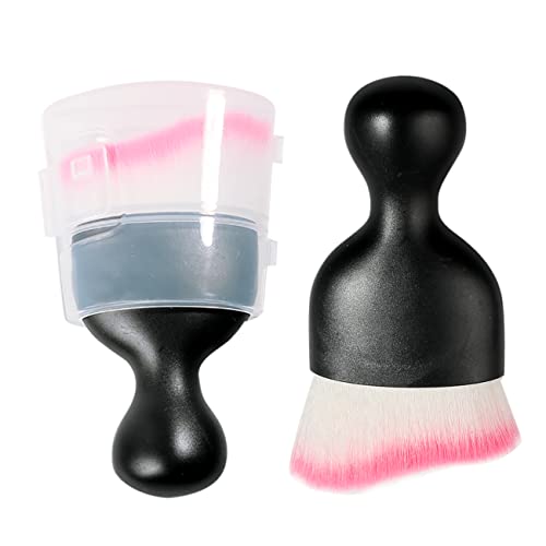 AOCISKA Car Interior Detailing BrushSoft Bristle Cleaning Brush Car Detailing Brush Dusting BrushCar Interior Cleaning ToolAuto Detail Brush Car Dash Duster Brush BlackPink with Cap