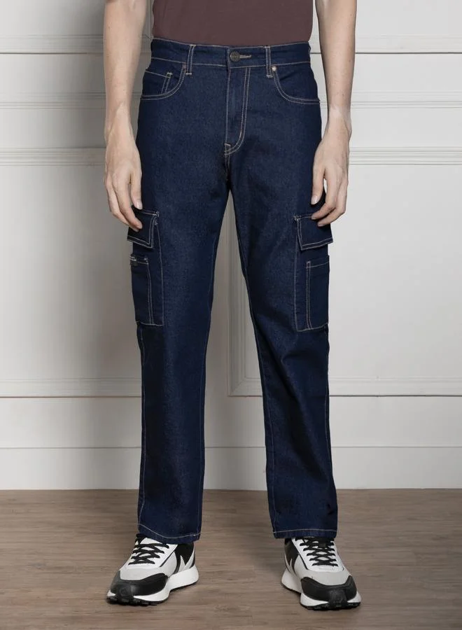 Dennis Lingo  Relaxed Fit Cargo Jeans for Men | Best Price UAE