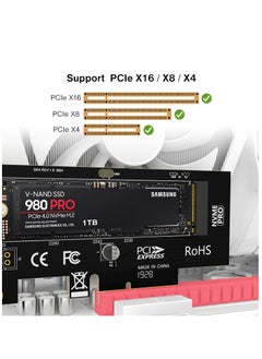 Generic M.2 NVMe SSD to PCIe 4.0 Adapter Card with Heatsink  - Image 3