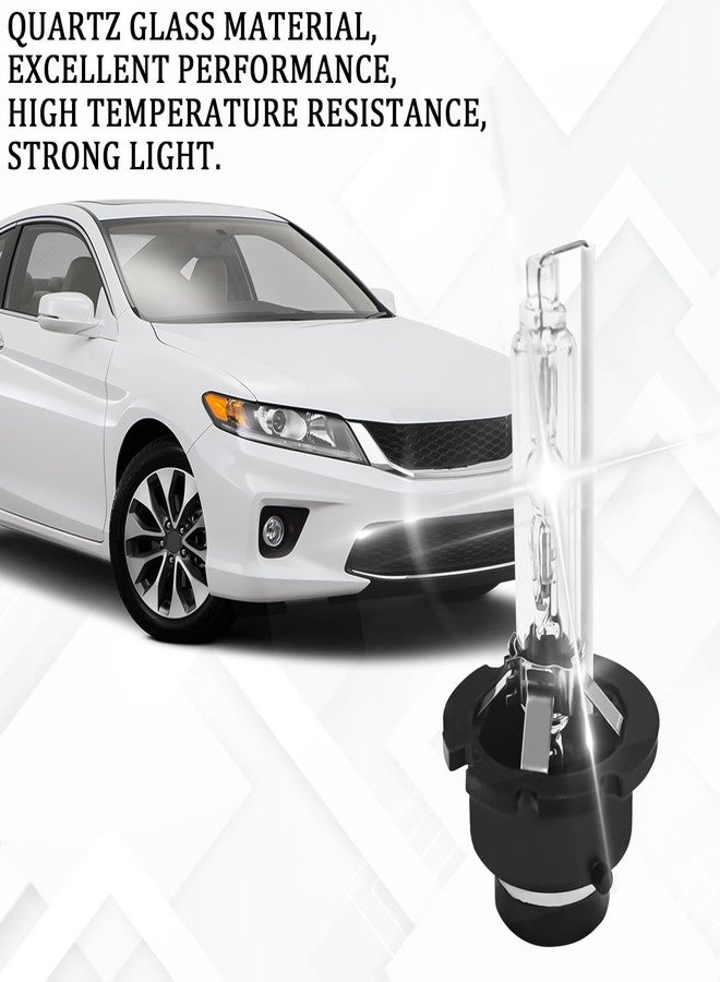 SamWinGear D2S Hid Headlight Bulbs 2PCS 35W Super Bright Bulbs, D2S Headlight Bulb D3S HID Car Original Replacement Lights 12V High Beam Low Beam Xenon Bulbs with Metal Stents Base (D2S White) - Image 3