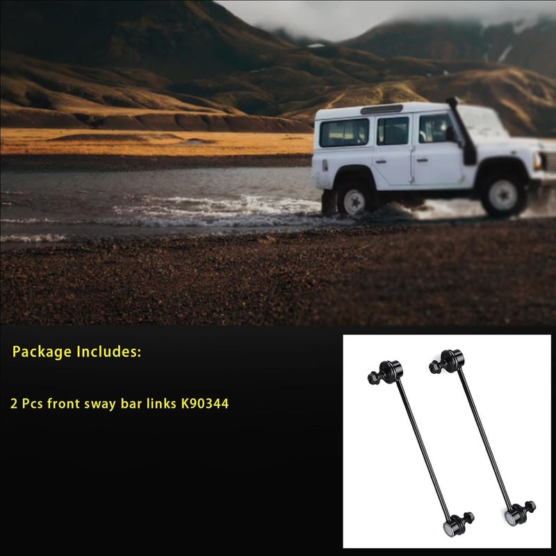 HHCM 2PC Front Sway Bar Link Kit K750060 for Suzuki SX4 2007-2013, Aerio 2004-2007, Stabilizer Bar End Links for Suzuki Kizashi 2010 2012 2013 - Image 3