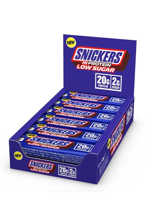 Snickers High Protein Low Sugar Bars  57g Pack of 12