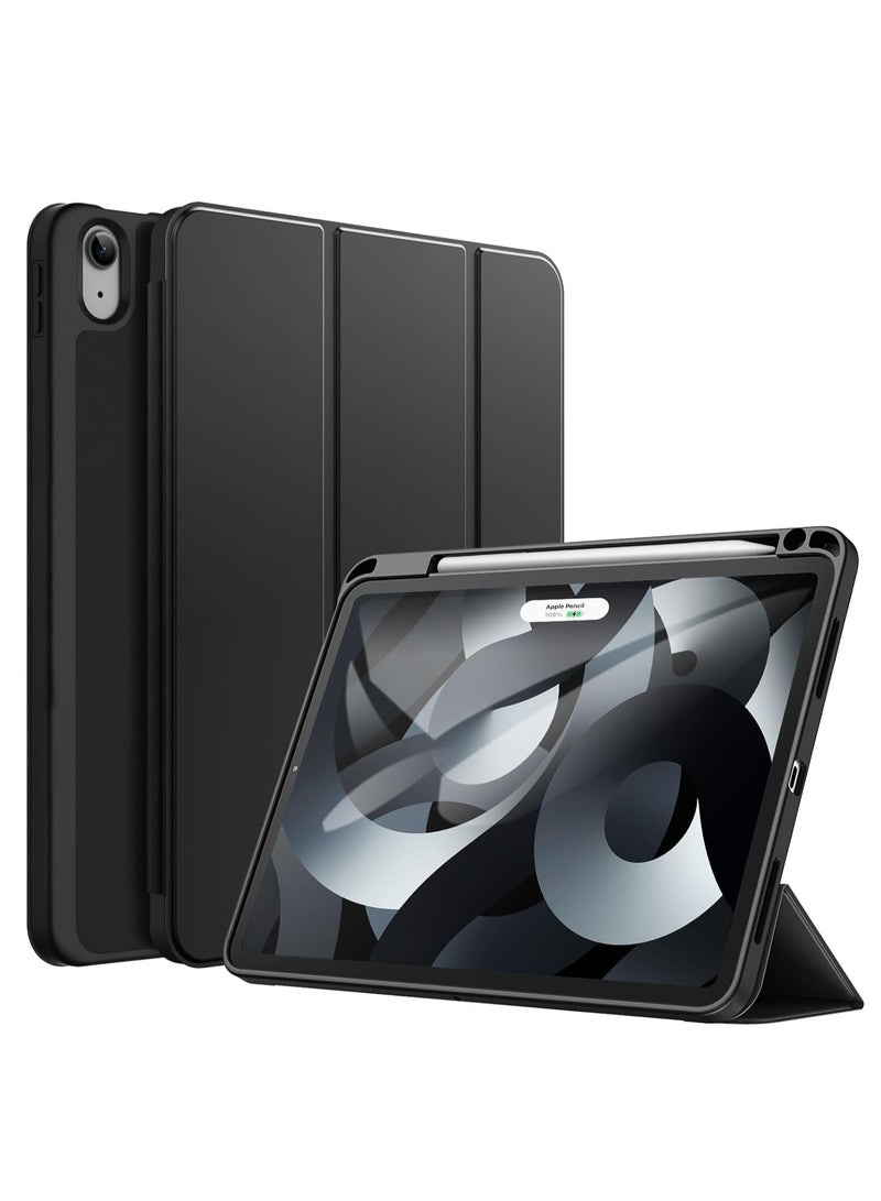 BORTONY iPad Air 11-inch M2 2024 6th Generation Case with Pencil Holder Silicone Magnetic Cover Slim Tablet Cover for iPad Air 11 inch M2 6th Generation - Image 1