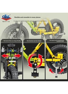 Generic Kai Zhi Xin Pin Jie An Special Mountain Bib Model Ornaments Puzzle Assembled Building Blocks Toy Boy Gift Wholesale-Color:Ky1118 Jay Chete Mountain Bike-jant-Specifications:Color Box Size: 35*25*5.8cm  - Image 4