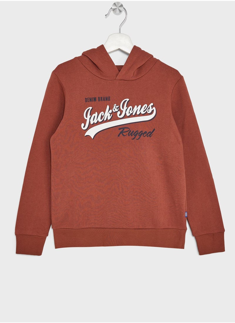Jack & Jones Junior - Youth Logo Hoodie - Image 1