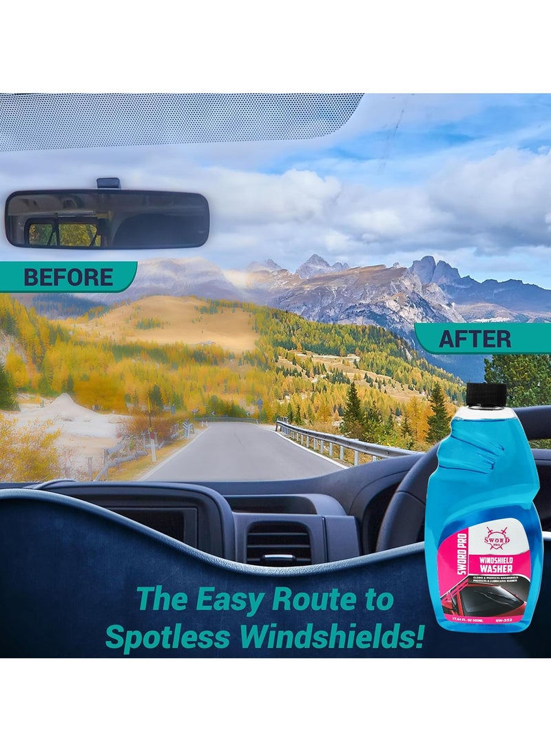 SWORD PRO Extrime Shine Car Cleaning Wax Ultimate Windshield Washer Fluid 500ml SW-352 - Image 4