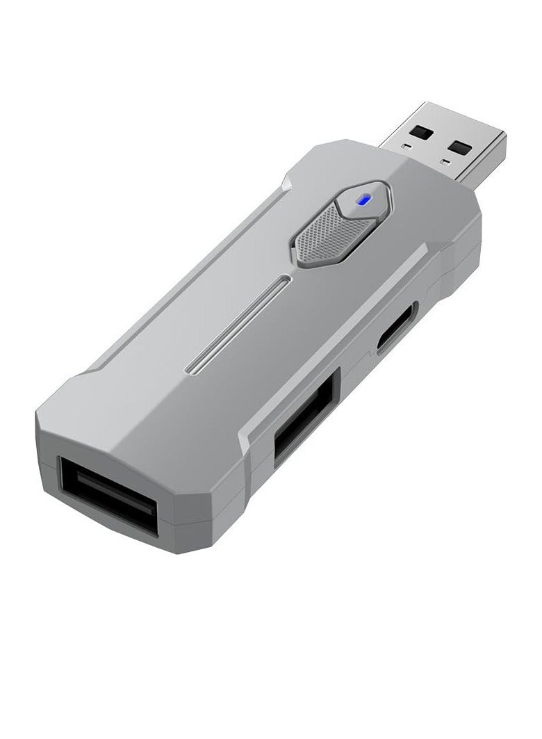 SOLARAE محول فأرة ولوحة مفاتيح للألعاب لهواتف/أجهزة أندرويد، يدعم تخصيص الأزرار، التحكم في الارتداد، حساسية الفأرة، مثالي لألعاب PU-BG، AP-EX، COD، DES-TINY2 - Image 1