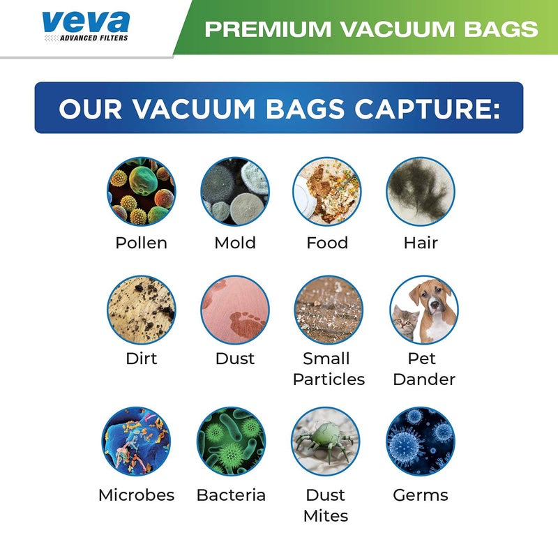 VEVA 40 Pack Type BB Vacuum Bags for Oreck Handheld Canister Vacuum PKBB12DW, BB180, BB280, BB850, BB870, BB880, BB900, BB1000, BB1100, BB1200, CC1600 - Image 5