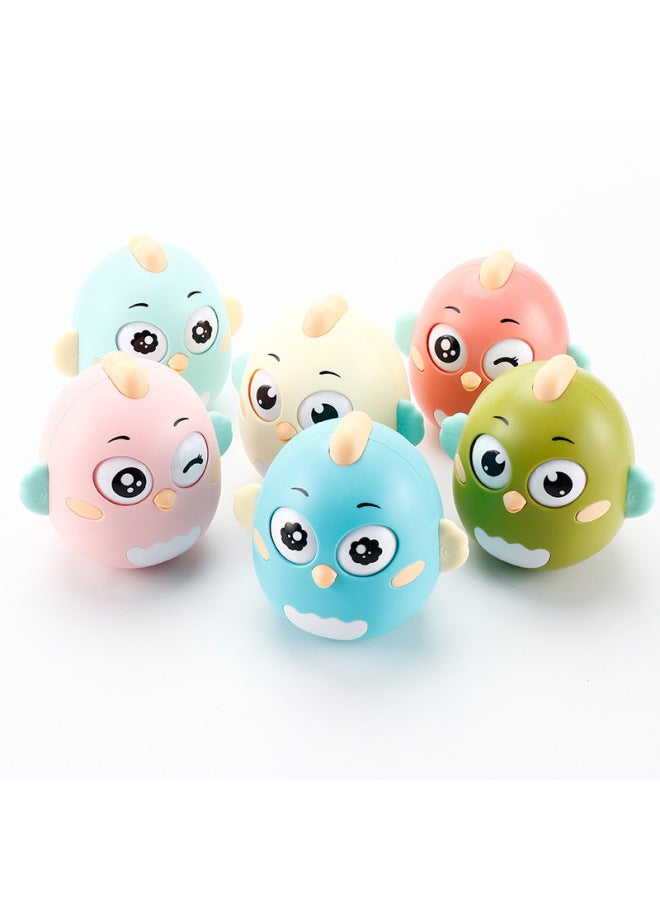 Baby Toy Rattle Tooth Gum Baby Hand-held Ball Crab Soft Glue Can Be Boiled Early Education Puzzle Tumbler Wholesale-Color:Yellow Tumbler [bag] - Image 5