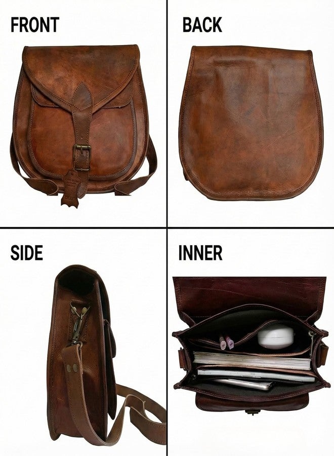 Madosh, Genuine Leather Women's Bag Shoulder Crossbody Handmade Side Sling Trendy Vintage Style Handmade Handbag - Image 2