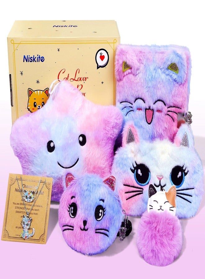 Niskite Cat Lover Gifts For Girls: Cat Themed Gift Set For 4 5 6 7 8 9 10 Year Old Girls - Perfect Christmas Birthday Gift Ideas - Image 1