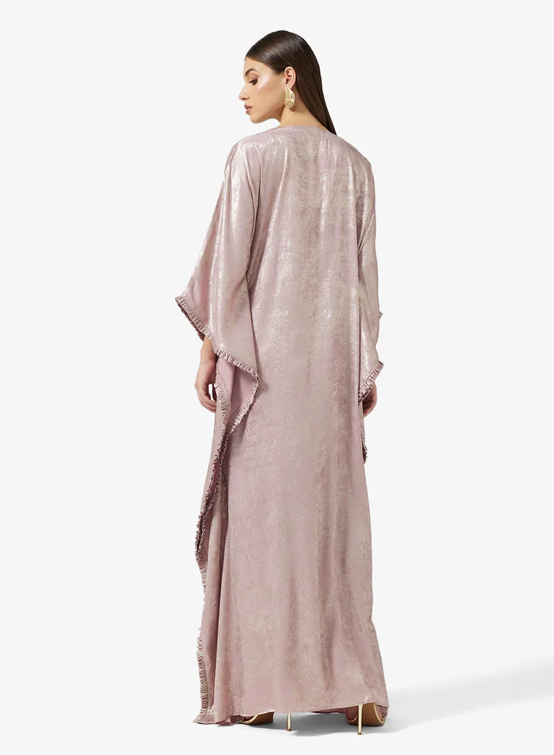 SINOIR FRONT LACE KAFTAN
