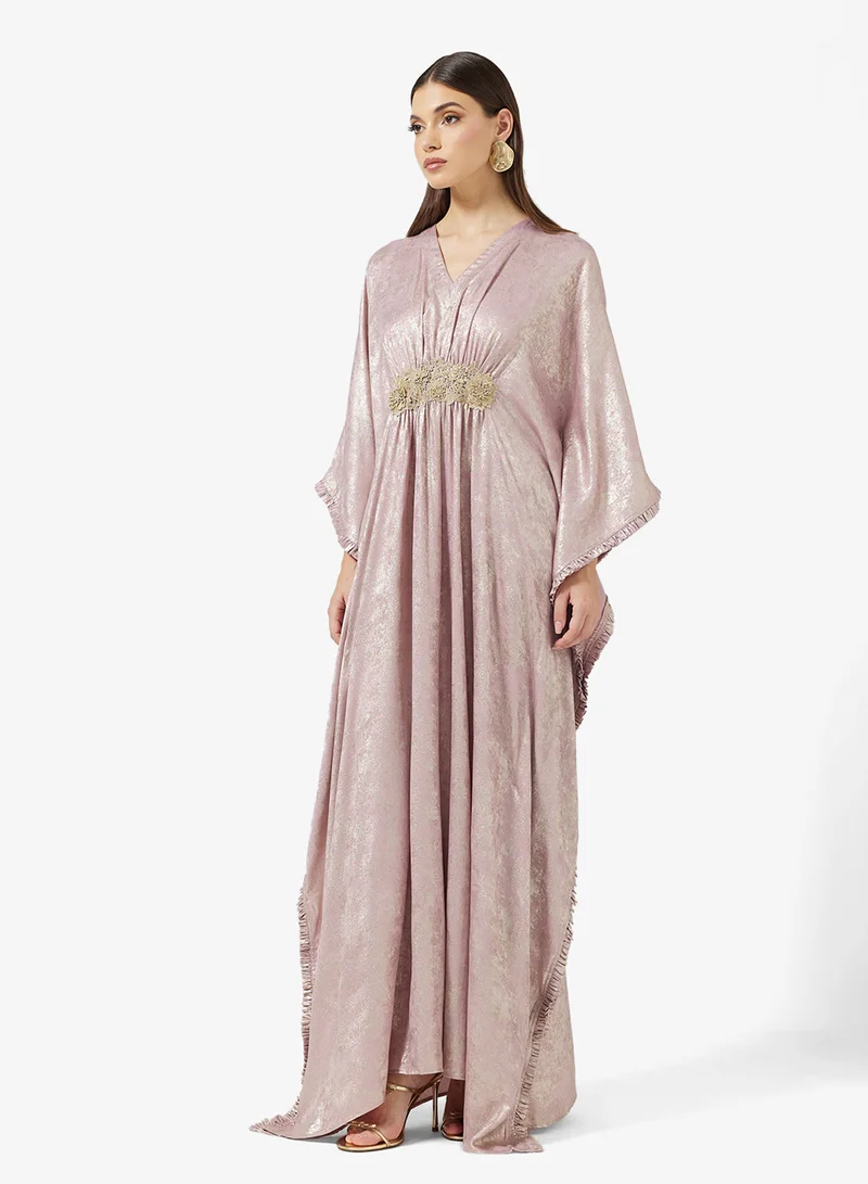 SINOIR FRONT LACE KAFTAN