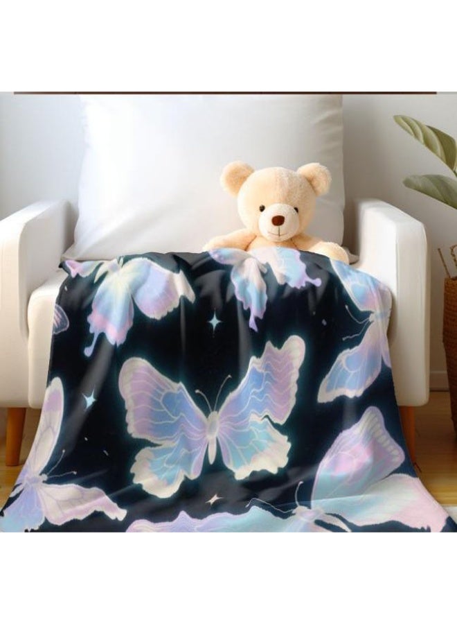 general Flannel thin blanket (warm and comfortable, suitable for sleep, gaming, dust removal and sandproof) 150cm*200cm - 1018 - Image 1