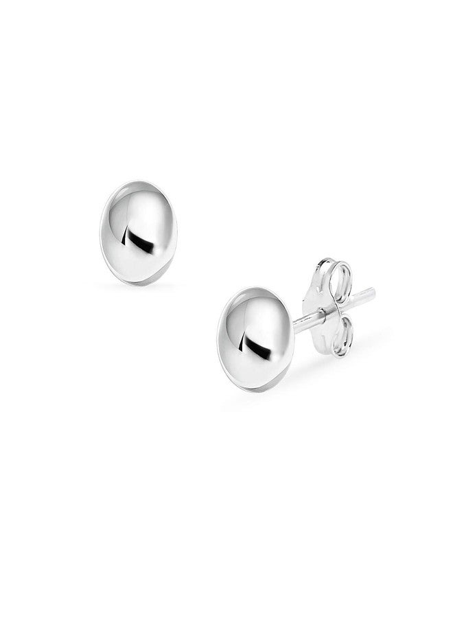 Silverline Jewelry Bead Ball Stud Earrings in Sterling Silver 9mm - Image 1
