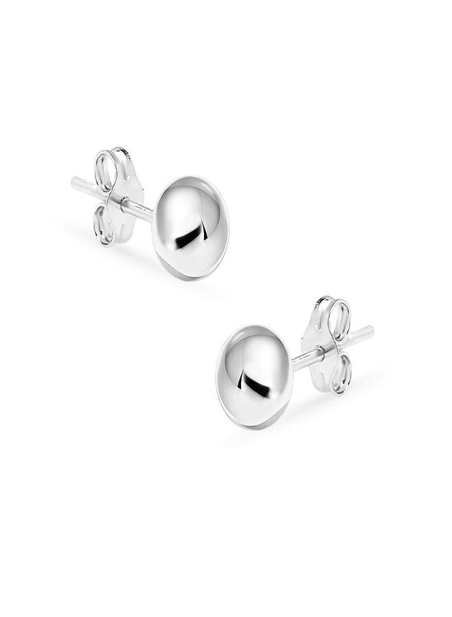 Silverline Jewelry Bead Ball Stud Earrings in Sterling Silver 9mm - Image 3