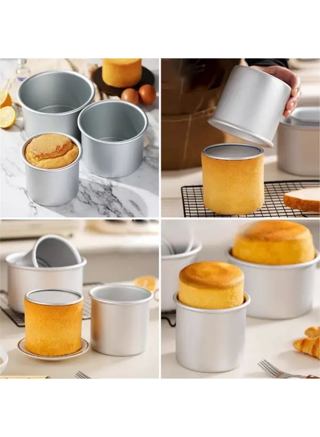 4 Inch Non Stick Aluminum Cake Pan With Removable Bottom 8mm Design - Image 2