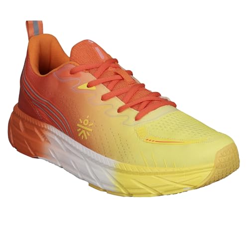 CULT Men Raptor Casual Shoes (Lemon Yellow/Orange_UK7) - Image 1