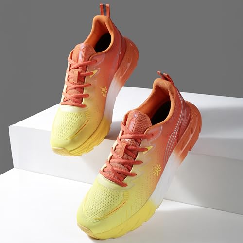 CULT Men Raptor Casual Shoes (Lemon Yellow/Orange_UK7) - Image 3
