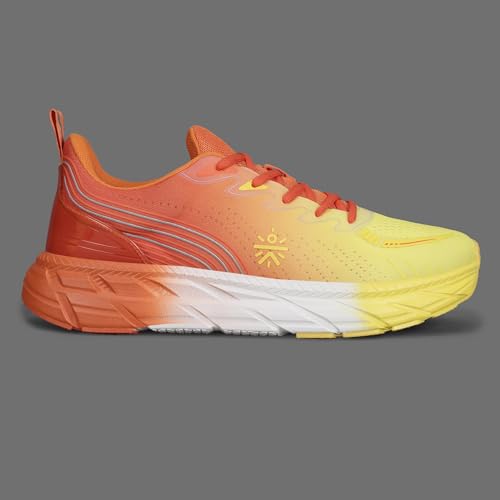 CULT Men Raptor Casual Shoes (Lemon Yellow/Orange_UK7) - Image 4