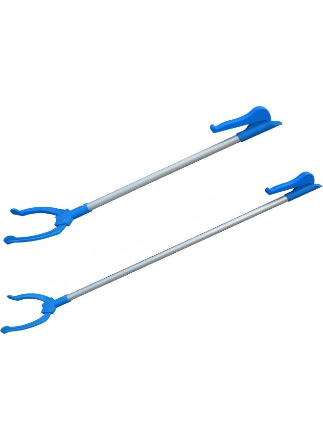 AKC Aluminum Litter Picker with Extendable Handle – 70cm & 90cm Long Reach Trash Grabber, Lightweight & Durable Outdoor & Indoor Waste Collector, Ergonomic Design for Parks, Beaches, & Gardens (90 CM) - Image 1