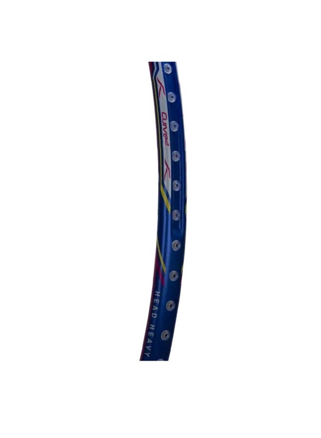 Hundred Hundred Atomic X 38 CTRL Carbon Fibre Strung Badminton Racket with Full Racket Cover for Intermediate Players (72g, Max Tension - 32LBS) (Navy/Blue) - Premium Badminton Racquets for Performance, Durability and Everyday Use - Image 3