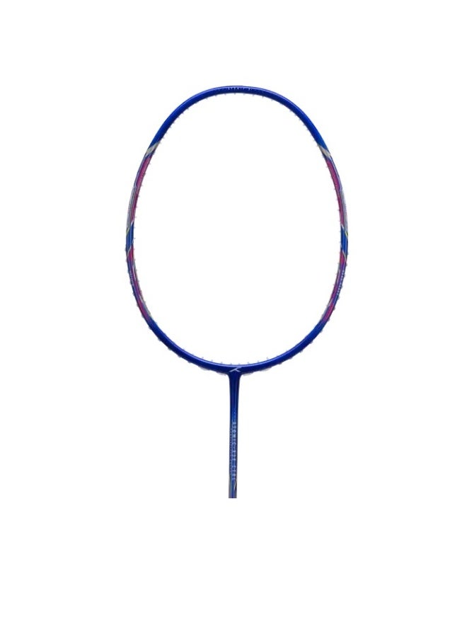 Hundred Hundred Atomic X 38 CTRL Carbon Fibre Strung Badminton Racket with Full Racket Cover for Intermediate Players (72g, Max Tension - 32LBS) (Navy/Blue) - Premium Badminton Racquets for Performance, Durability and Everyday Use - Image 1