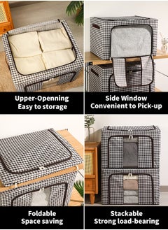 Cedarwave 2 Pack Storage Organizer for Clothes, Clothes Organizer, Wardrobe Organiser, Foldable Storage Box  - Image 2