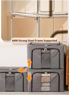 Cedarwave 2 Pack Storage Organizer for Clothes, Clothes Organizer, Wardrobe Organiser, Foldable Storage Box  - Image 4