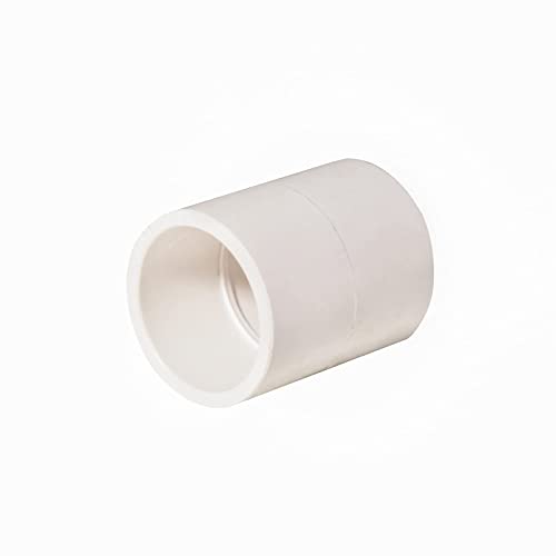 FangKingNo 5pcs 1.5Inch PVC Pipe Coupling Adapter Pipe Fittings Couplers (Slip to Slip) Schedule 40 Easy to Install,and High Tensile for Home or Industrial Use White (Pack of 5) - Image 4