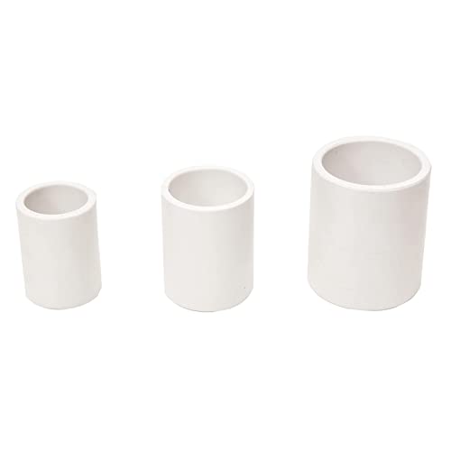 FangKingNo 5pcs 1.5Inch PVC Pipe Coupling Adapter Pipe Fittings Couplers (Slip to Slip) Schedule 40 Easy to Install,and High Tensile for Home or Industrial Use White (Pack of 5) - Image 3