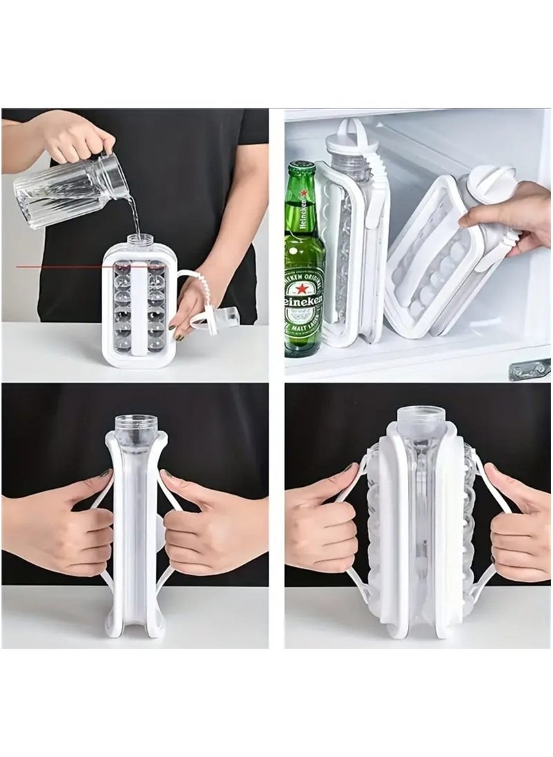 LDQ 2-in-1 Ice Ball Maker& Beverage Dispenser, Ice Cube Maker, Multifunctional Kitchen Gadget  - Image 2