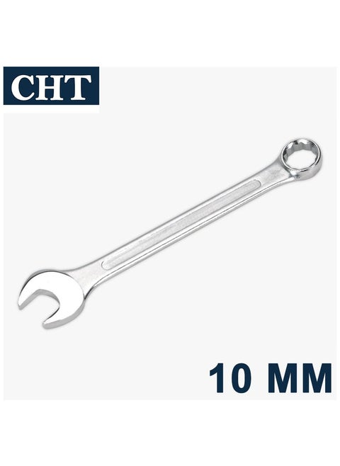 Combination Spanner Wrench Silver 10 MM