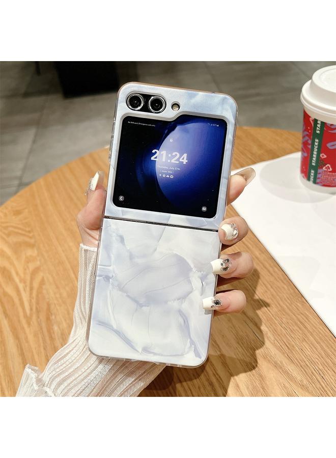 اس-توب جراب لهاتف Samsung Galaxy Z Flip5 بتصميم بورسلين إبداعي، جراب هاتف قابل للطي ومقاوم للصدمات بتغطية كاملة من الكمبيوتر الشخصي - Image 1