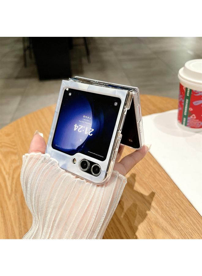 اس-توب جراب لهاتف Samsung Galaxy Z Flip5 بتصميم بورسلين إبداعي، جراب هاتف قابل للطي ومقاوم للصدمات بتغطية كاملة من الكمبيوتر الشخصي - Image 3