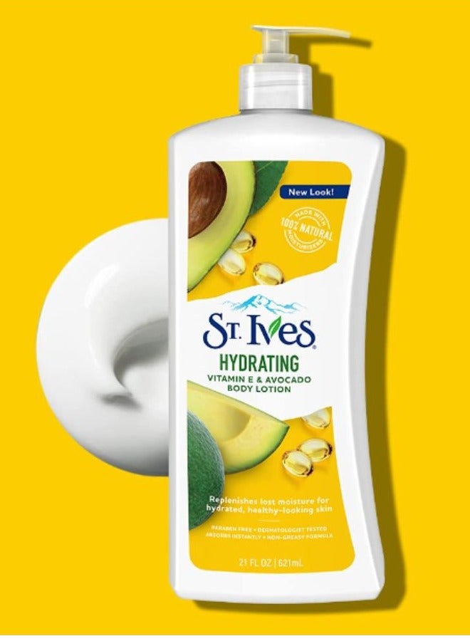 ST. Ives Hydrating Vitamin E Avocado Body Lotion 621 ml - Image 2