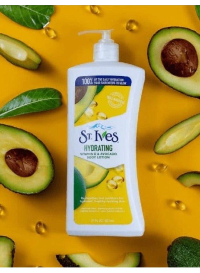 ST. Ives Hydrating Vitamin E Avocado Body Lotion 621 ml - Image 1