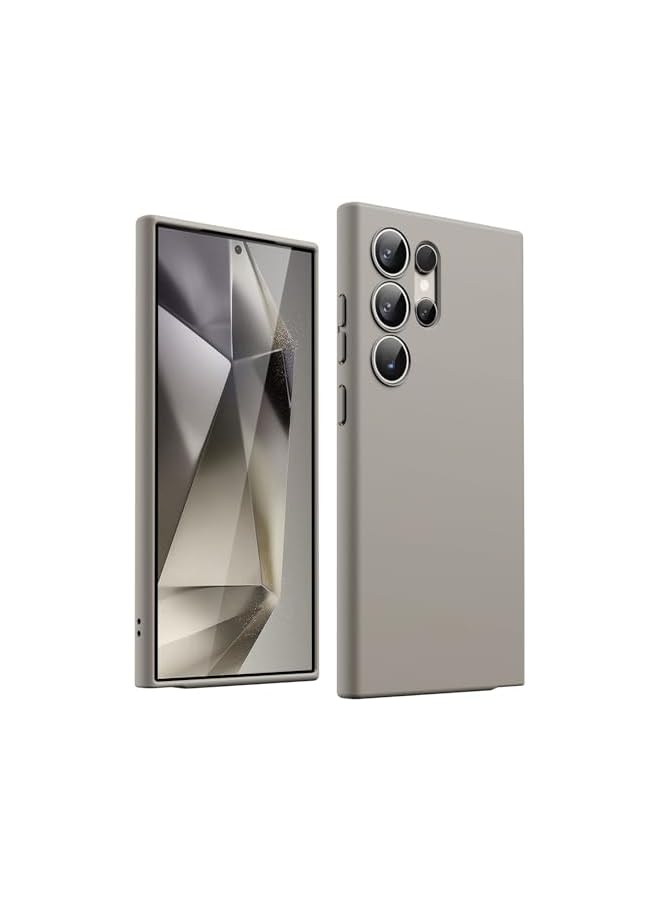 JETech Slim Fit Case for Galaxy S24 Ultra 5G, Camera Lens Full Protection, Soft TPU Thin Protective Phone Cover with Matte Finish, Shockproof (Titanium Grey) - Image 1