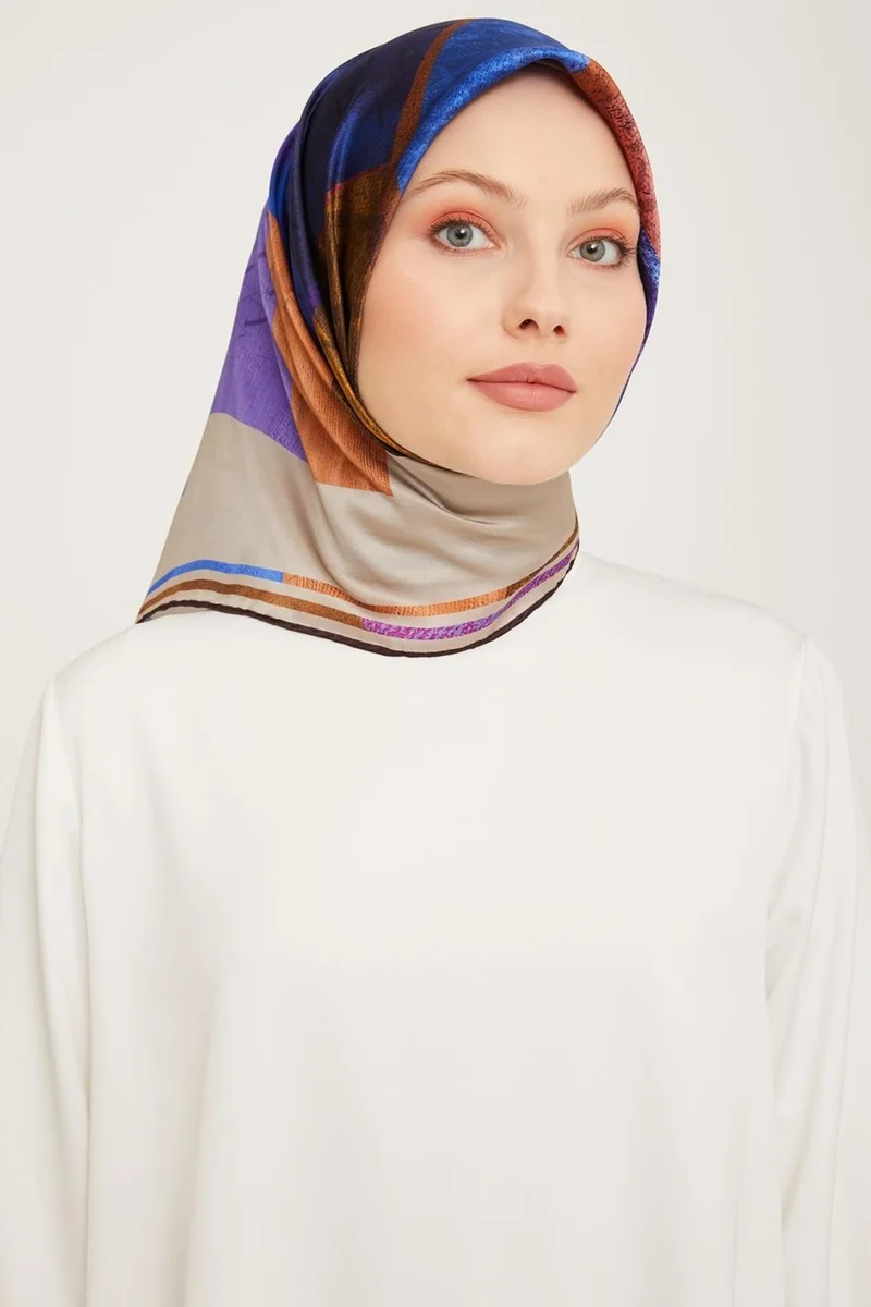 ARMINE Silk Scarf 9002D-51 - 2023 Winter Silk Twill