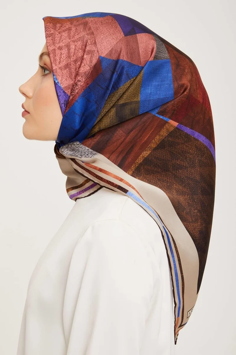 ARMINE Silk Scarf 9002D-51 - 2023 Winter Silk Twill